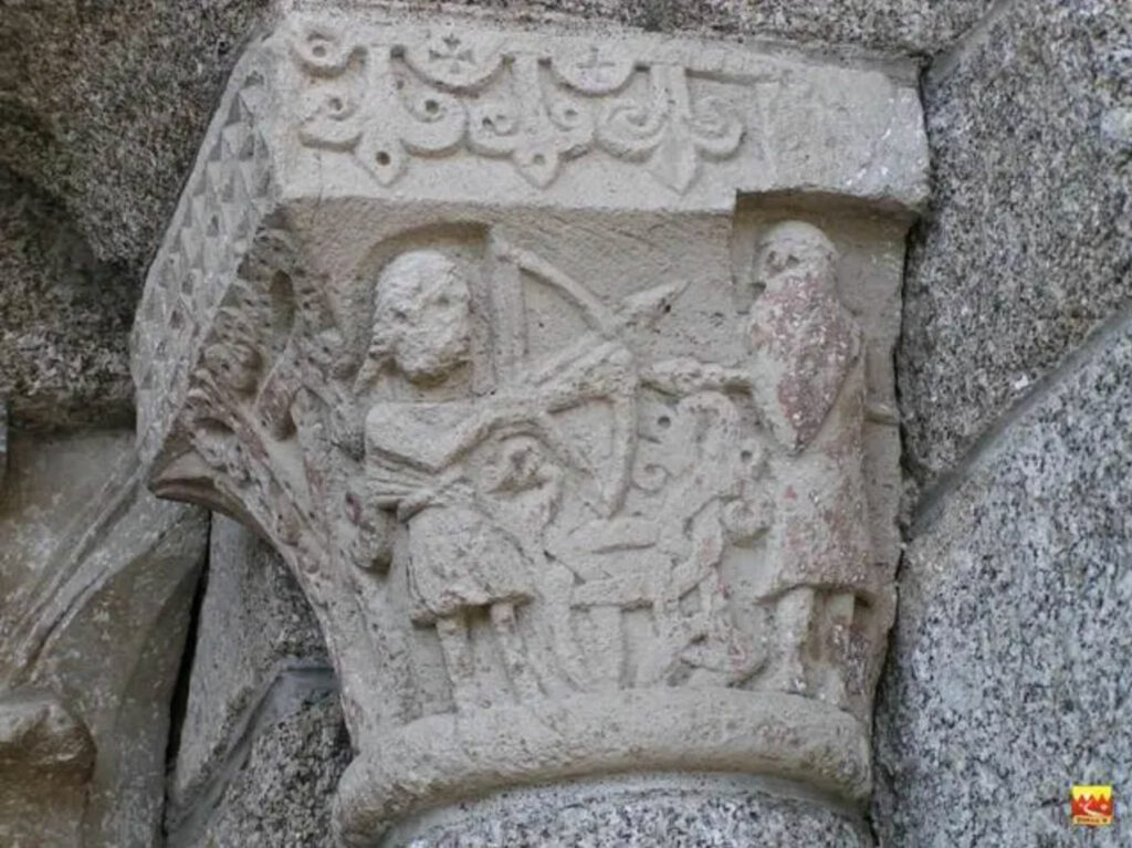 Nasbinals Porche entrée - détail